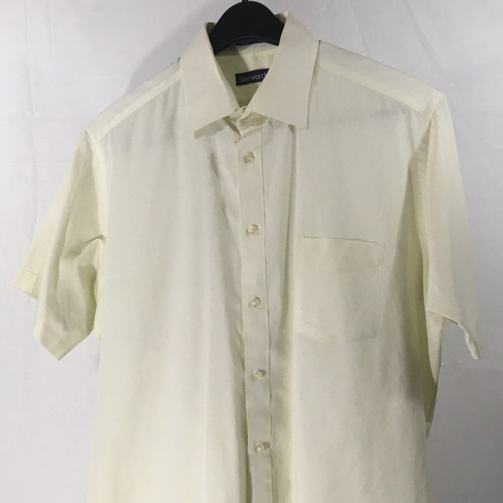 * vintage pre-owned Wentworth mens short sleeve dress shirt neck size 17